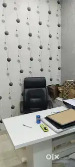 Duplex office Beautifully Furnished with 2 Boss Cabin 6 Workstations .