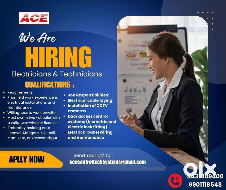 WANTED ELECTRICIAN