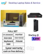 All Basic Software Loaded  MS Office  Ready To Use