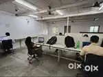 Brand New 42 Office Tables with Chairs in Warranty with Electricals