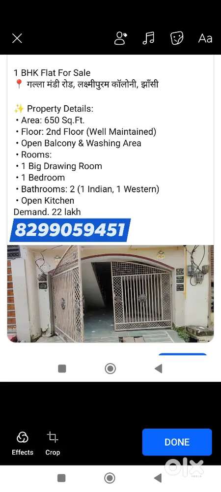 2bhk flat for sale