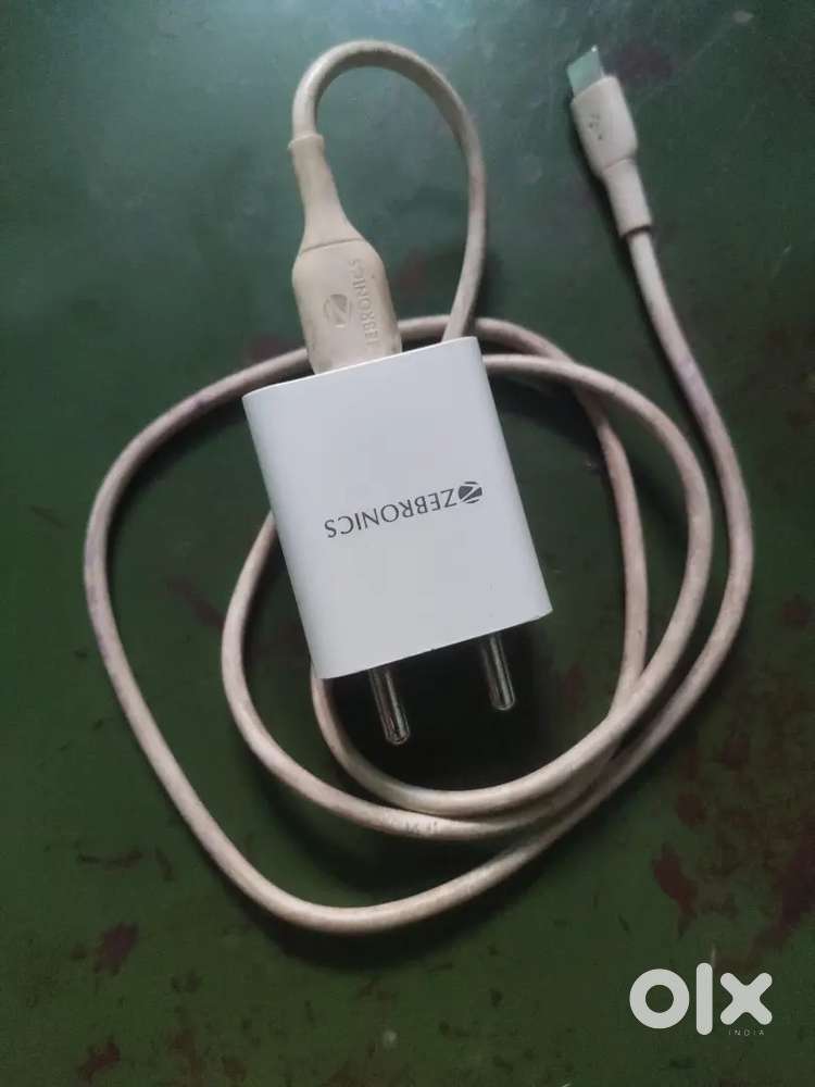 Zebronics fast charger Type - C