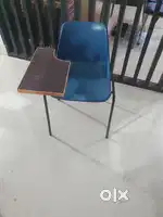 Chair with writing pad