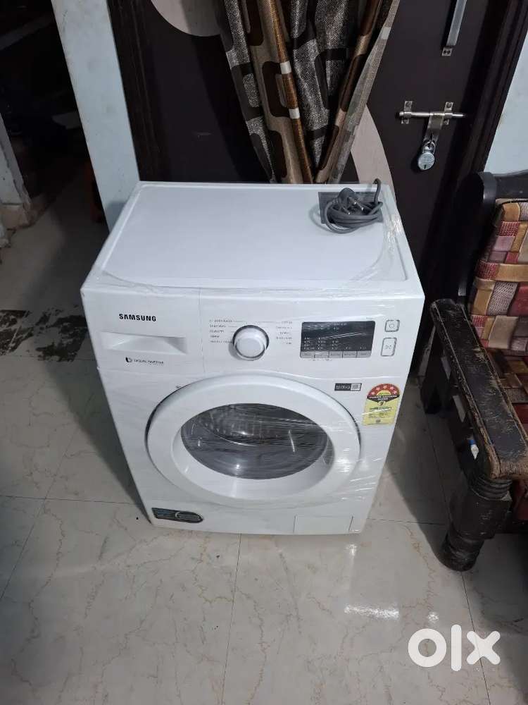 Unused samsung front load 6 kg full automatic washing machine