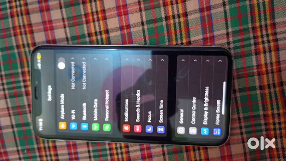 Iphone x good condition no dent battery amd display(original) chage