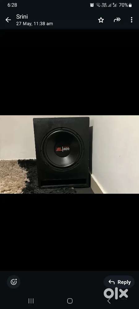 Large woofer jbl 12 inch