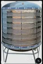 Used Steel water tank capacity 2000litres .best for commercial purpose