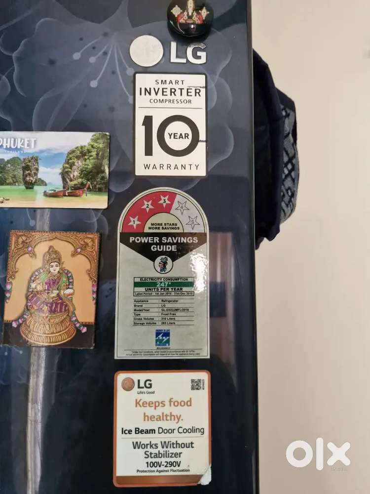 Lg double door fridge