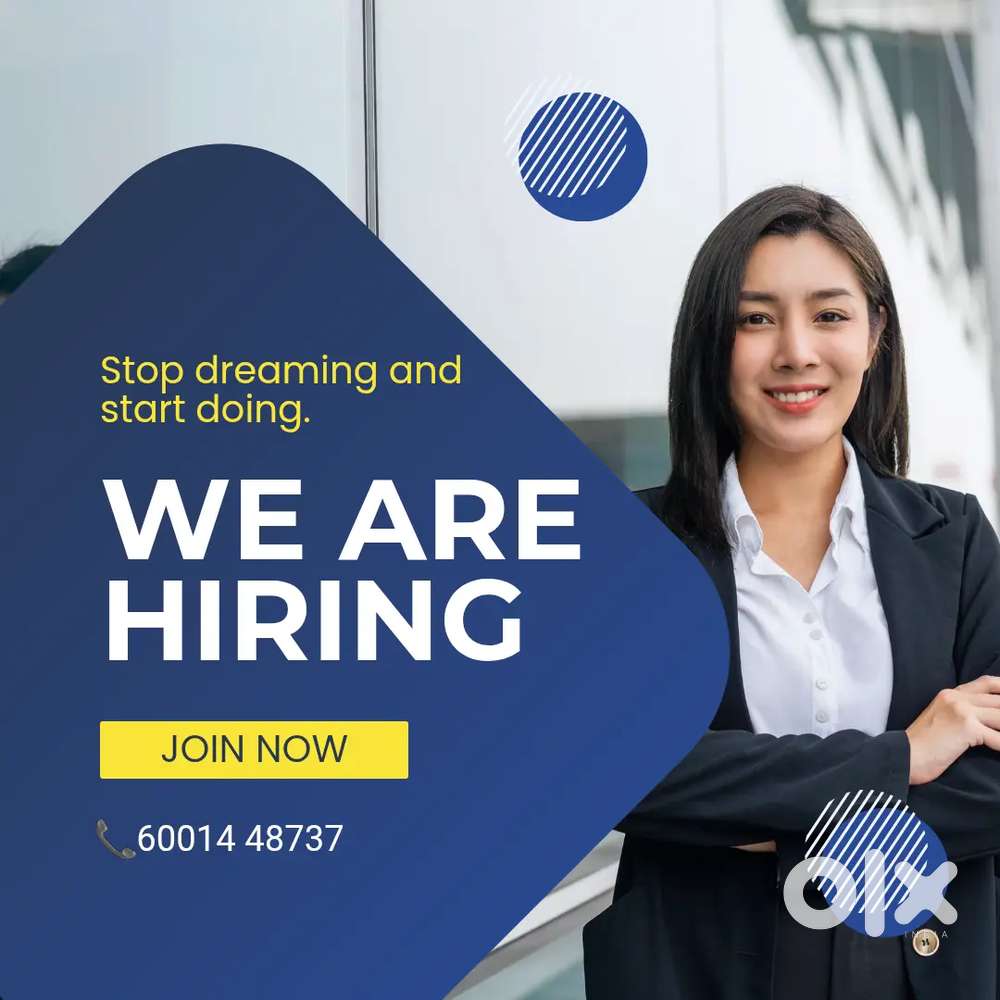 Sales Representative, customer support & Sales Advisor. Maximum Age-25