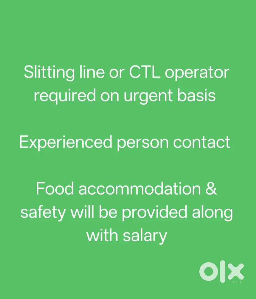 Slitting line and Cut to length operator