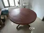 Dining table round 6 feet