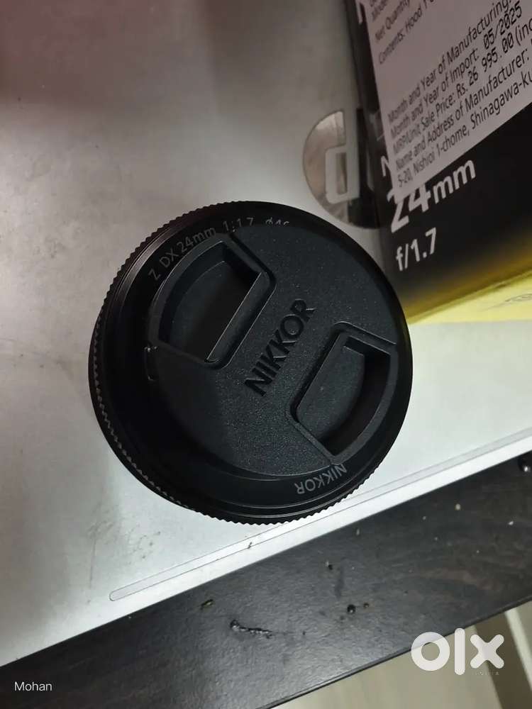 Brand new Nikon Z 24mm f1.7 lens  with warranty.