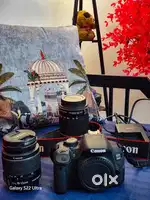 Canon 700D DSLR with 2 lenses