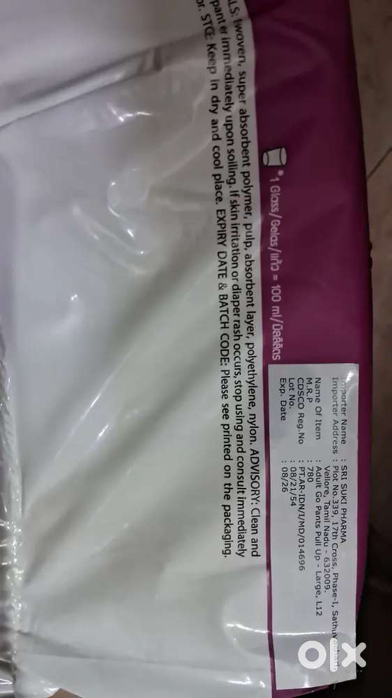Sensi Adult Diaper -Large