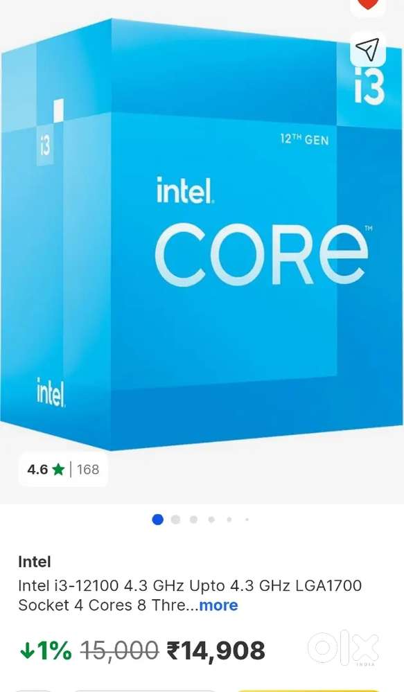 Intel i3 12100 Processor
