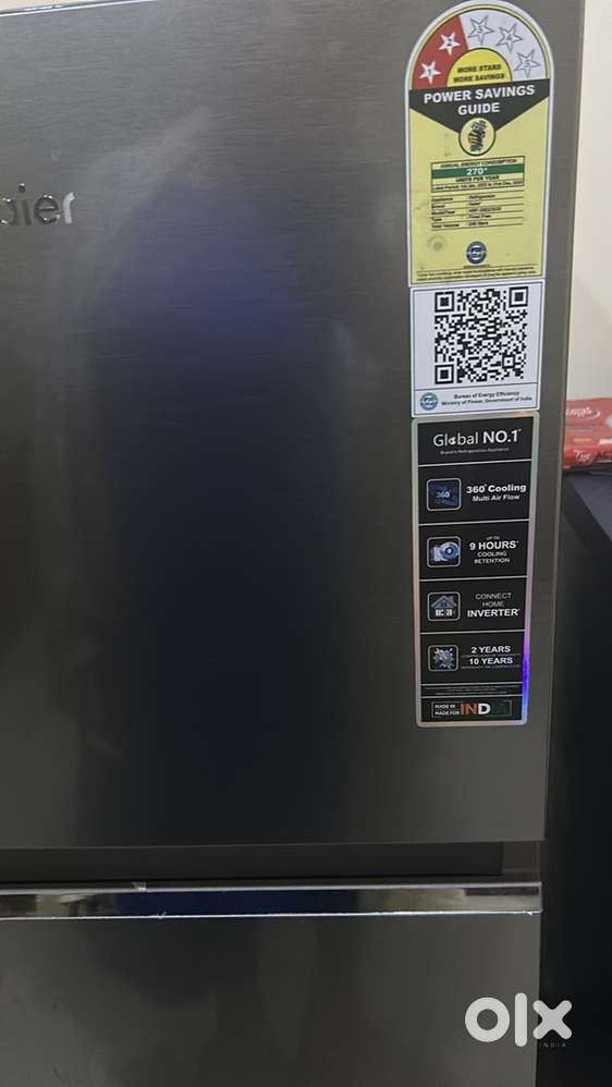 Haier, double door fridge