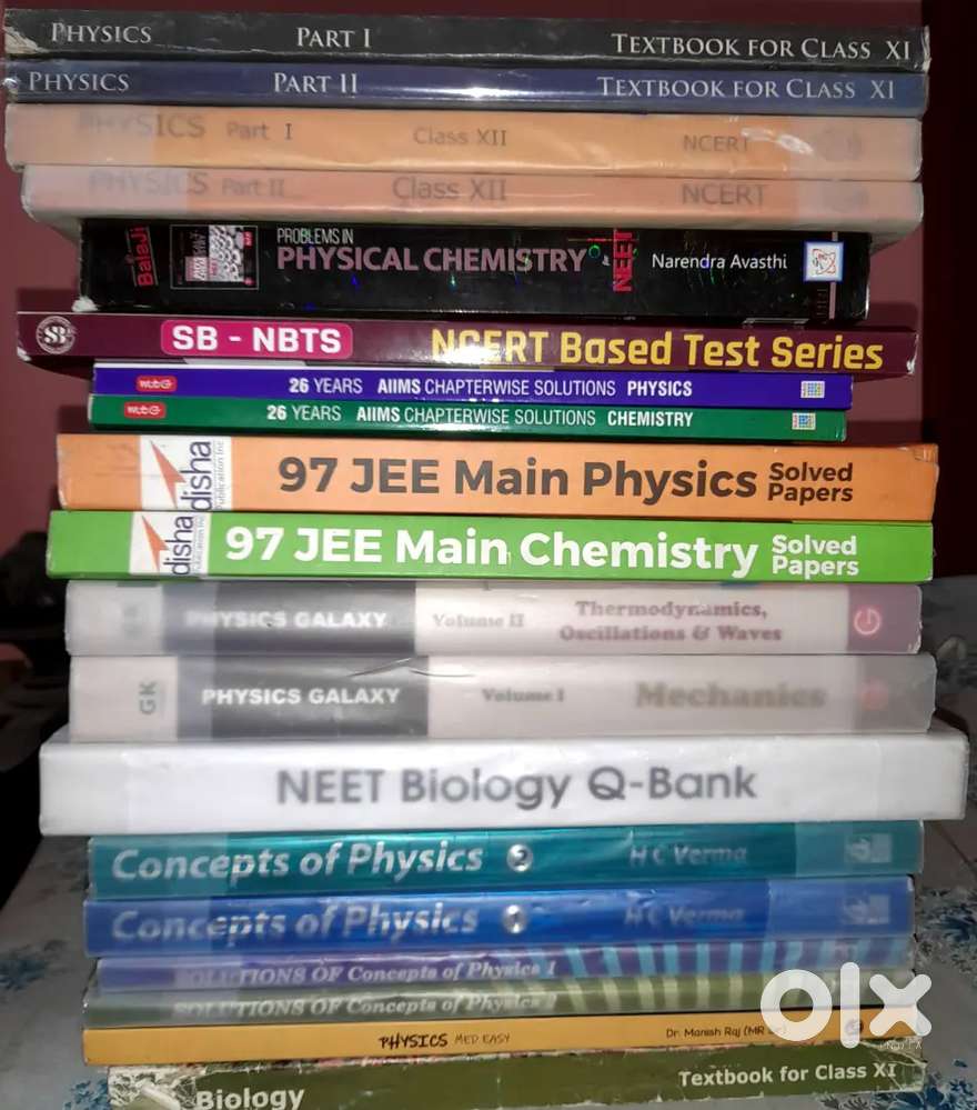 Neet jee books and coaching materials