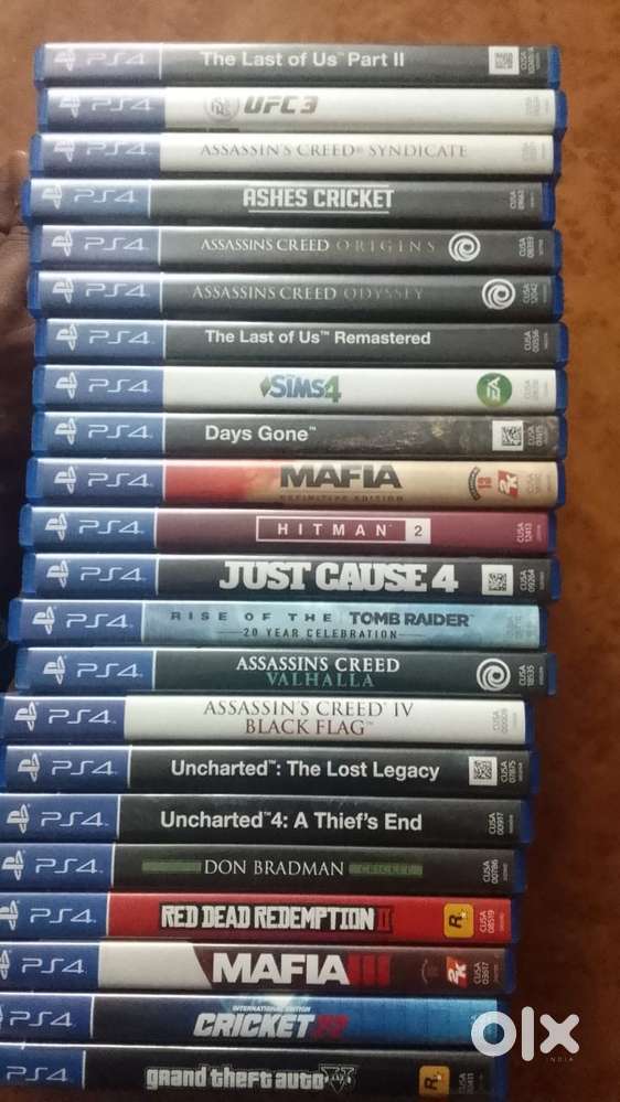 PS4 games for sale