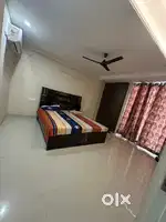 Available 3bhk fully furnished flat on patiala road Zirakpur