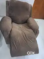Rocking recliner sofa