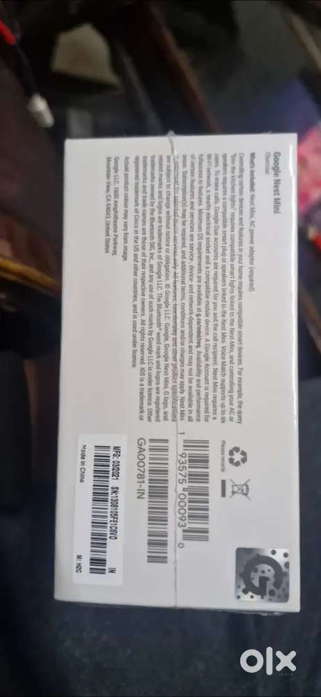 Google Nest Mini Sealed Box