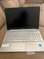 Hp laptop i3 urgent sale one year used