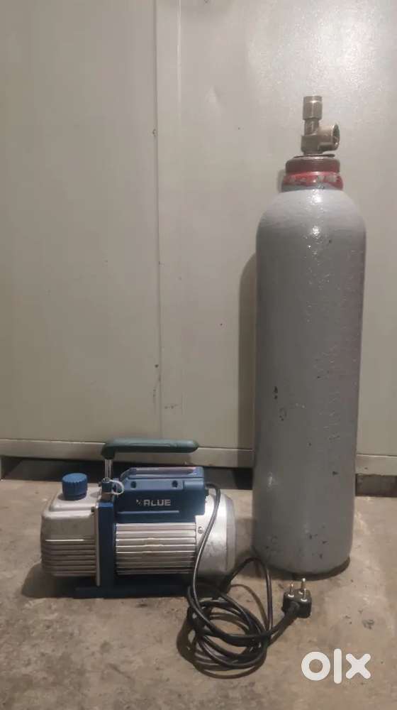Vaccum pump & nitrojan botal