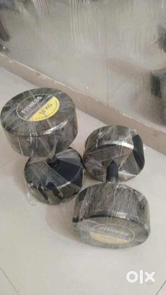 Rubber professional dumbells