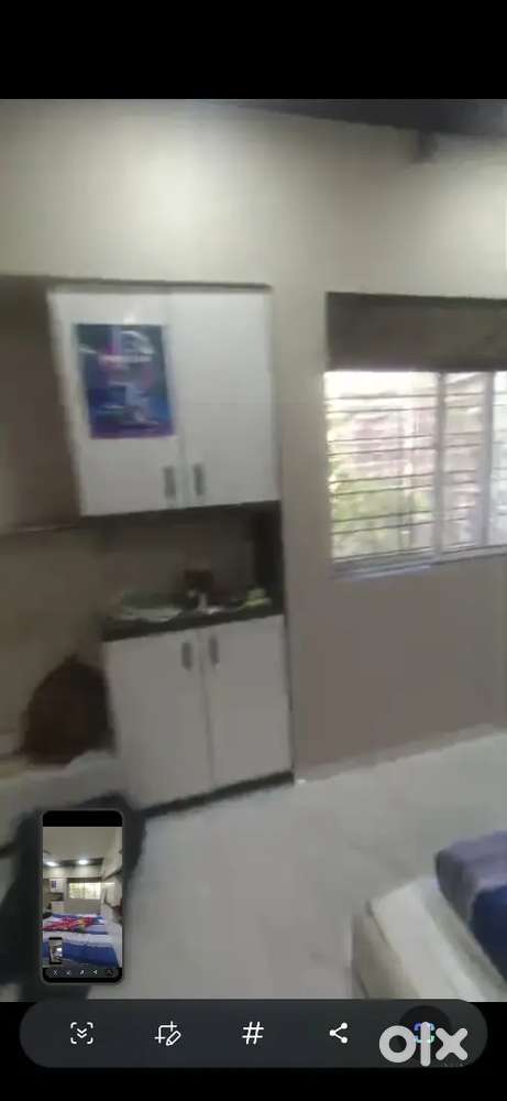 2bhk furniture 4th flor green soc student flat rent Bharti katraj