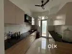 This is 3bhk+study semi furnished flat in premium society