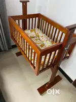Wooden Cradle For New Born Baby