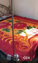 Steel King Size Bed With Mattress