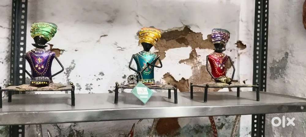 Musical doll Table Top Showpieces Bamboo Mudda Chair Mudda Stool