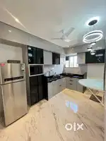 3 bhk flat semi furnished