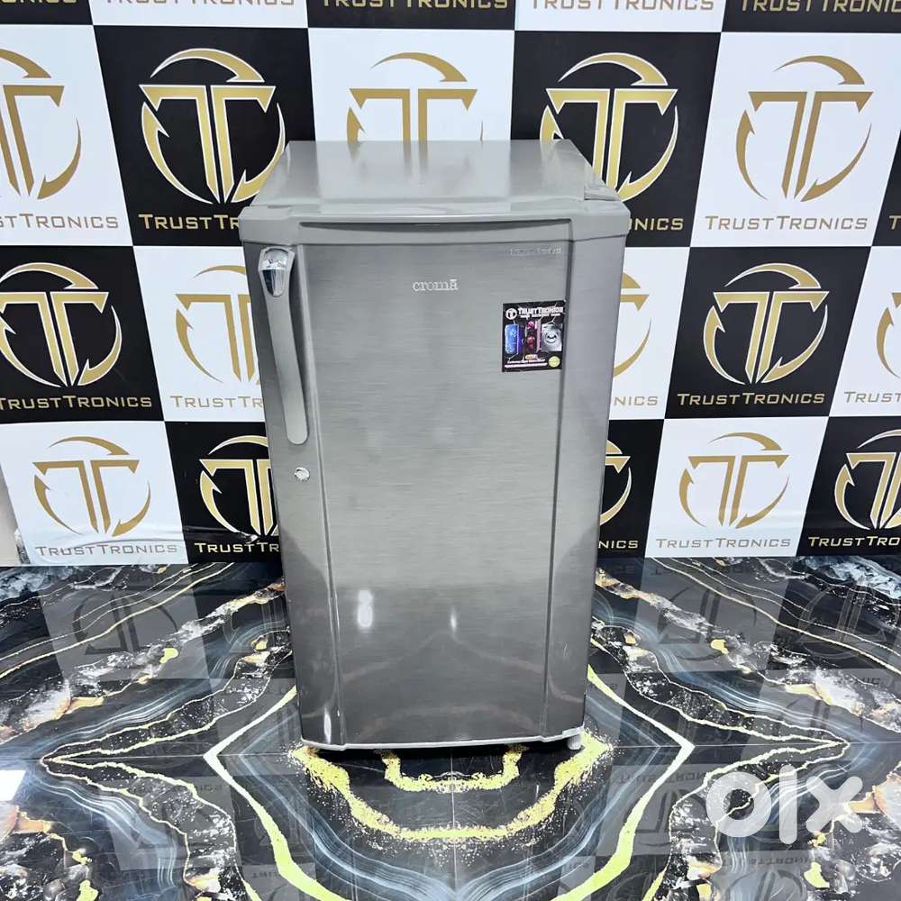 Croma A Tata Product Sliver Colour single Door 190 Liters fridge