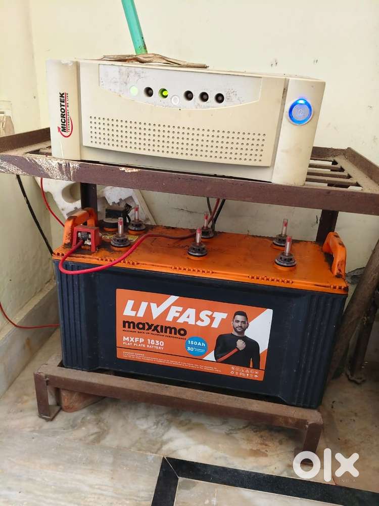 Inverter battery and gyser
