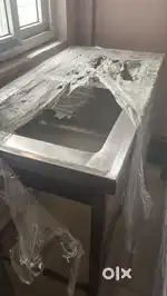Commercial Kitchen Setup – Burner + Chimney + Table + Ductwork