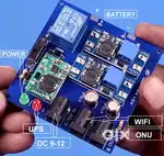 Wifi ups with onu support no restart problem back up 6hr complete set