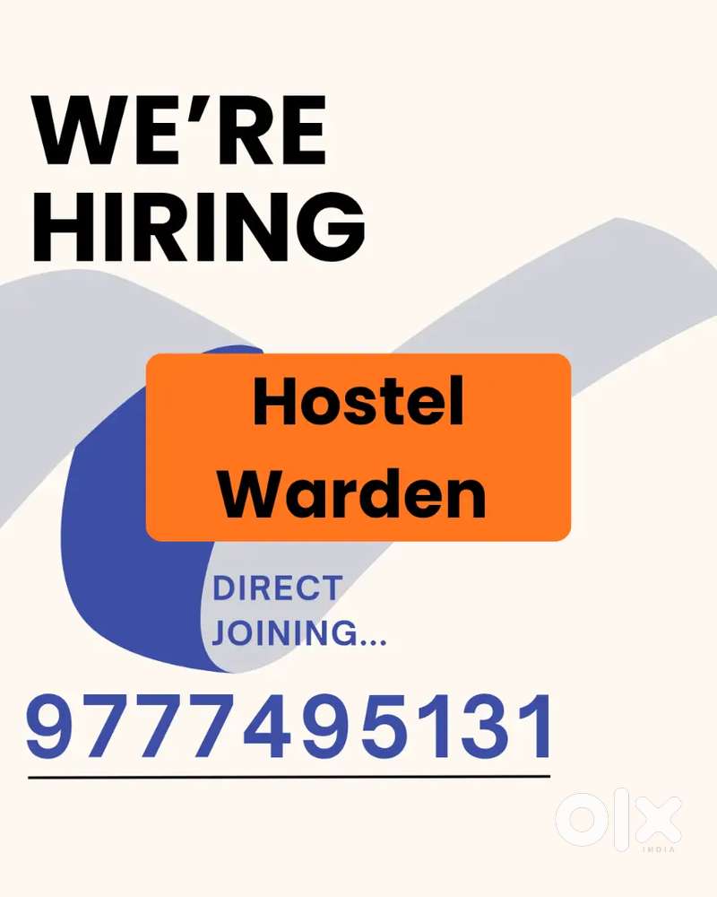 Hostel warden job near PATIA