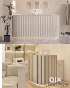 Customised Cash counter reception tables office tables furniture chair