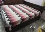 6×6.5 Wooden Cot with 4 lock storage & 10inch nilkamal ortho Matres