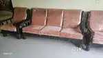 Wooden sofa set