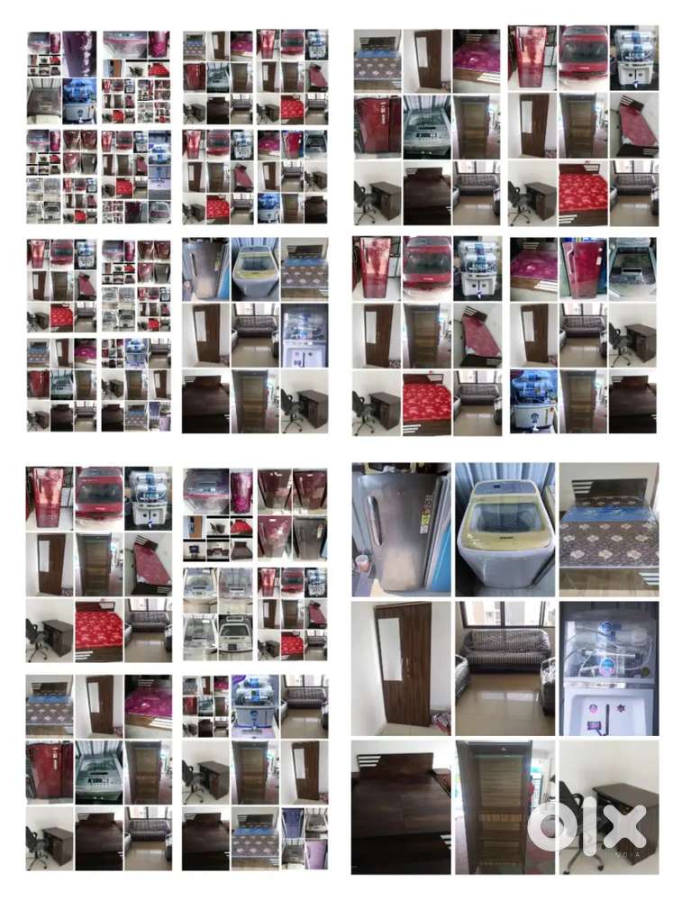 Fridge on washing machine on all furniture rent service