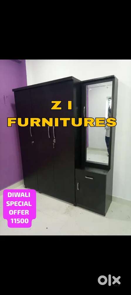 NEW ALMIRAH 3 DOOR + DRESING