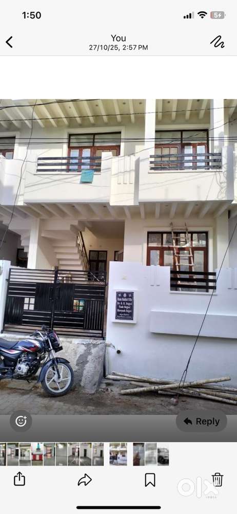 Semi furnished house  family