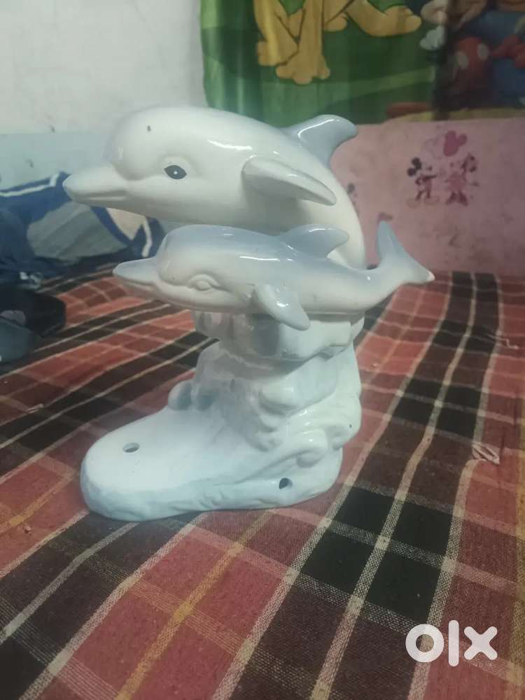 A showpiece of a dolphin