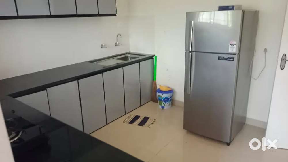 Two Bed room Semi furnished flat near Mannagudda