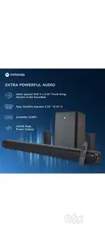 Bar speaker motorola only 1 year old