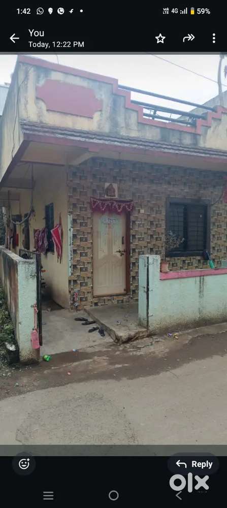 My house is situated in a very convenient and well-connected locality