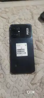 Poco m6 5g BLACK COLOUR WITH COVER 8 MONTHS